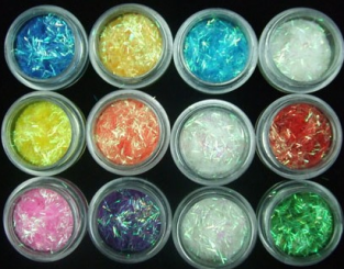 12 delig set glitter strips